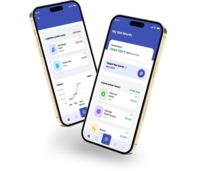 Net worth and Target Net worth – WealthyGen App